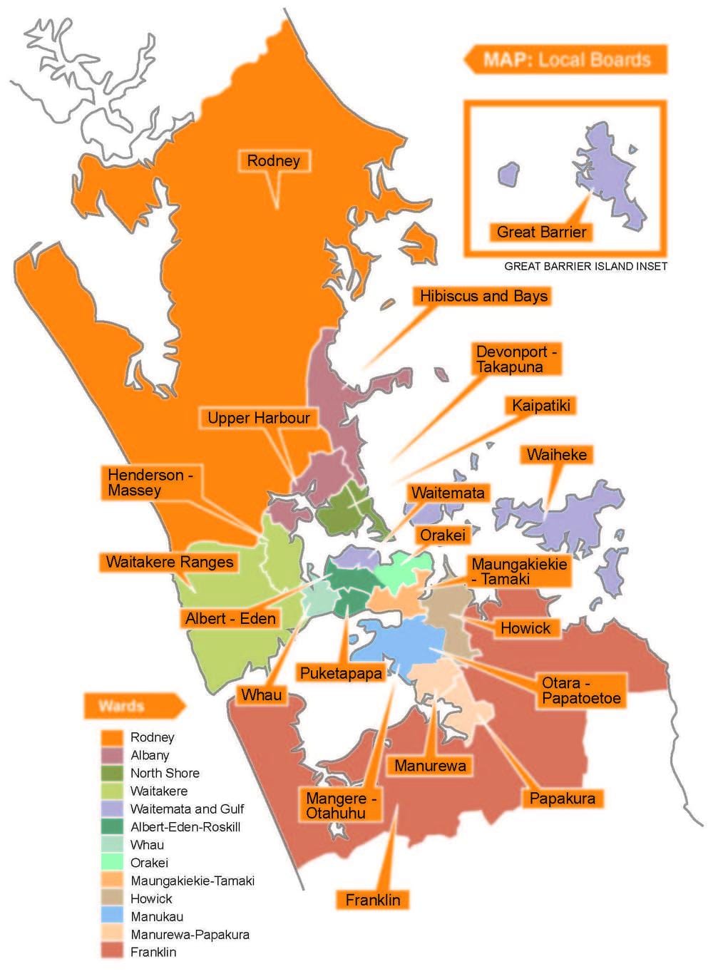 Auckland council batas-batas peta