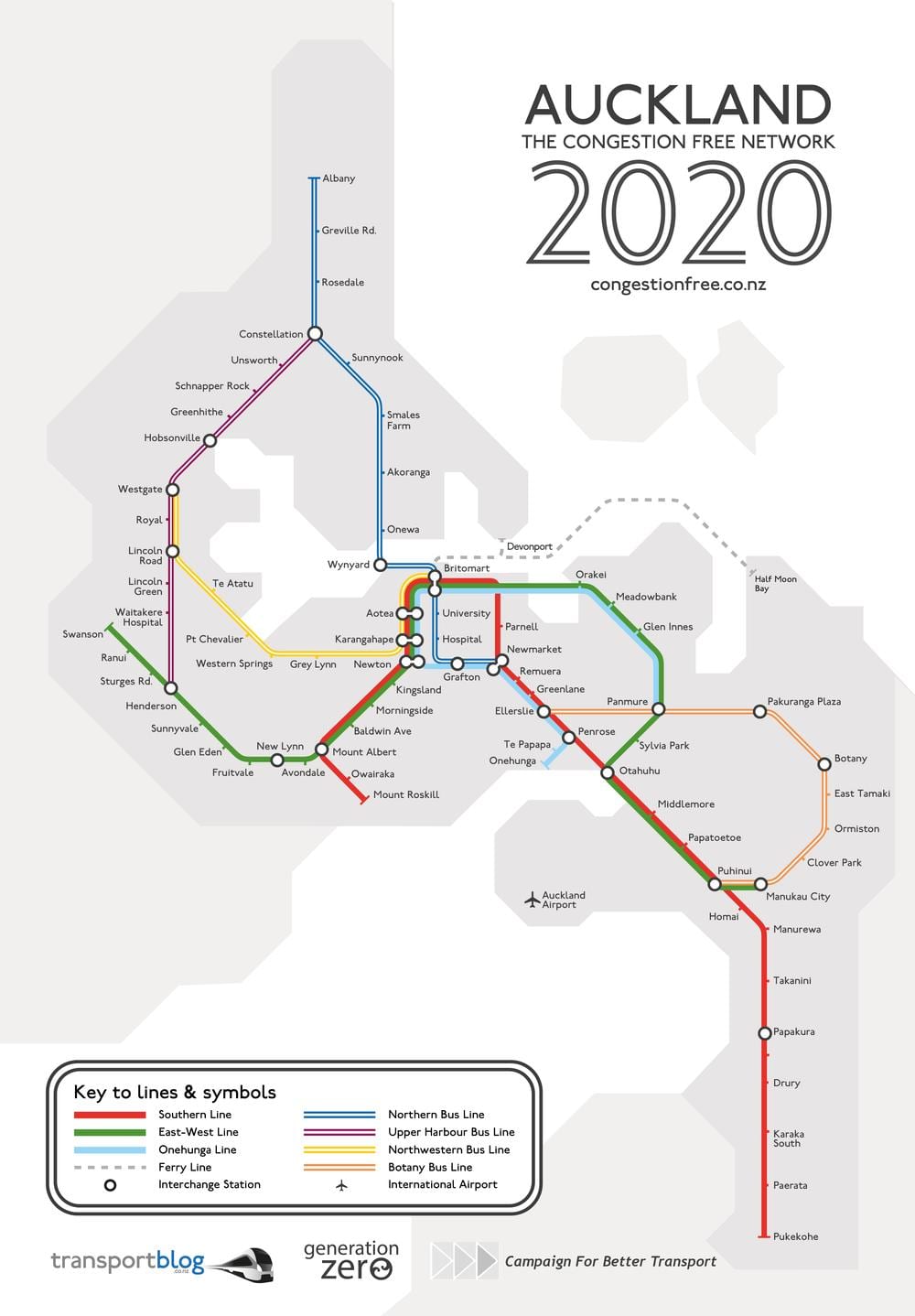 peta kereta Auckland