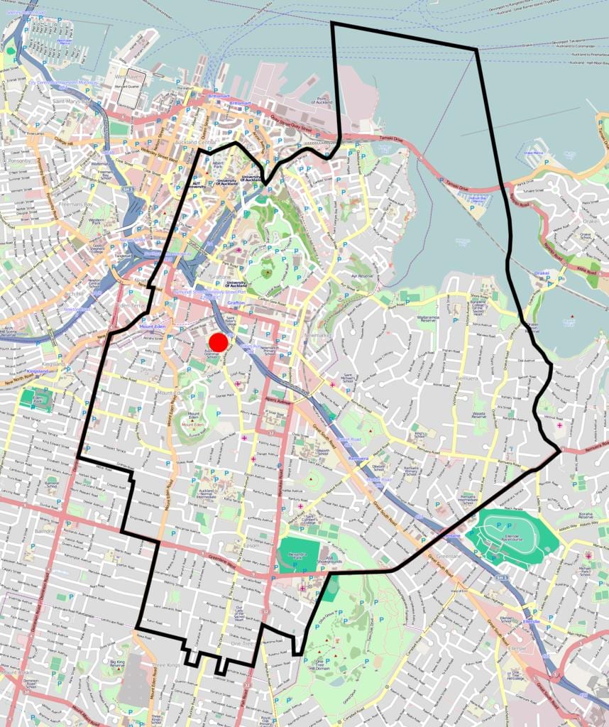 Auckland Grammar school zone peta