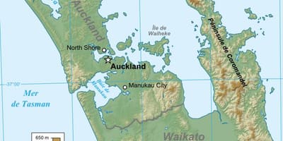Auckland peta geologi